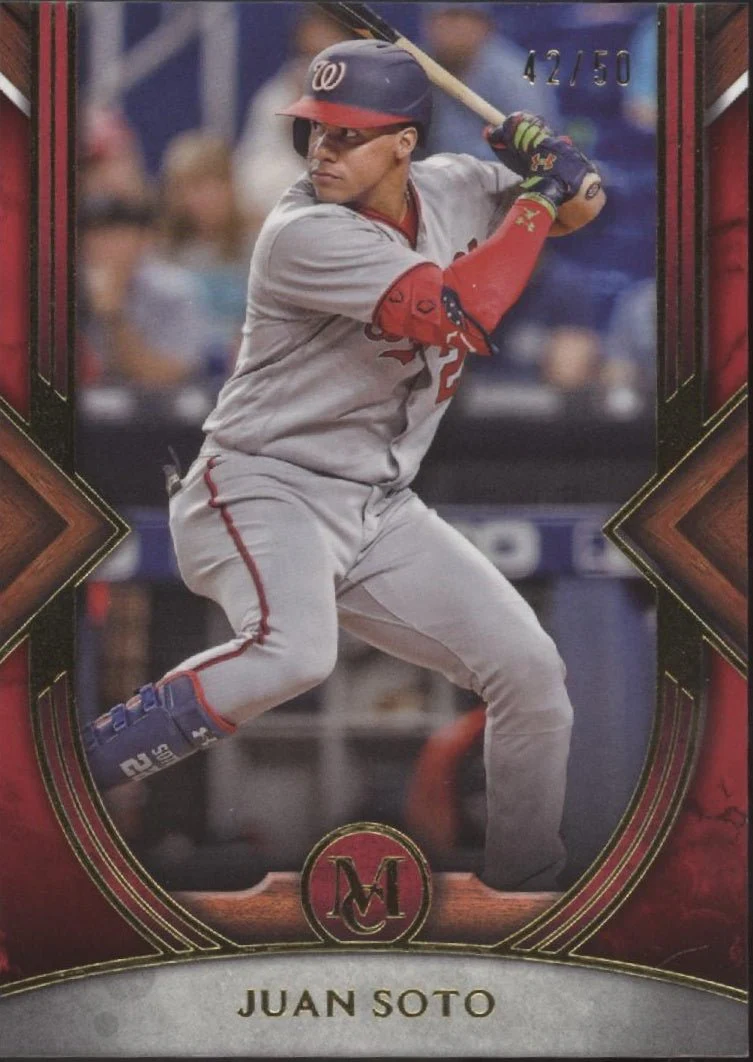 1495-juan-soto-2022-topps-museum-collection-red-42-50-87-1.webp Juan Soto 2022 Topps Museum Collection Red 42/50 #87