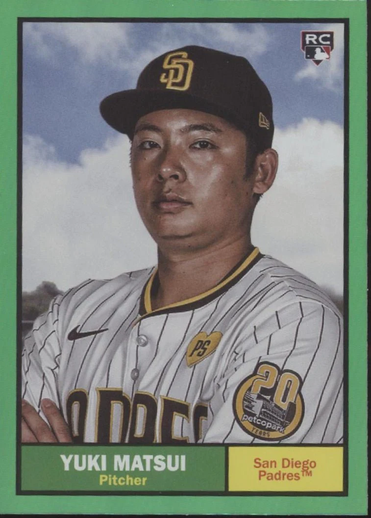 1499-yuki-matsui-2024-topps-archives-green-foilboard-rc-66-99-4-1.webp Yuki Matsui 2024 Topps Archives Green Foilboard RC 66/99 #4