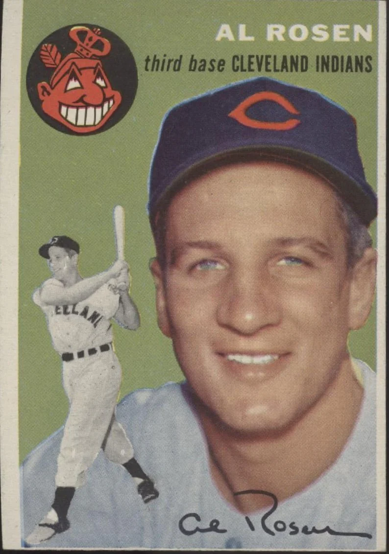 Al Rosen 1954 Topps #15 Cleveland Indians VG-EX