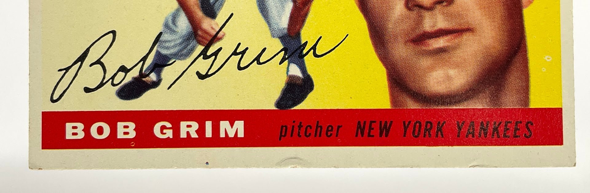 Bob Grim 1955 Topps RC #80 New York Yankees VG-EX
