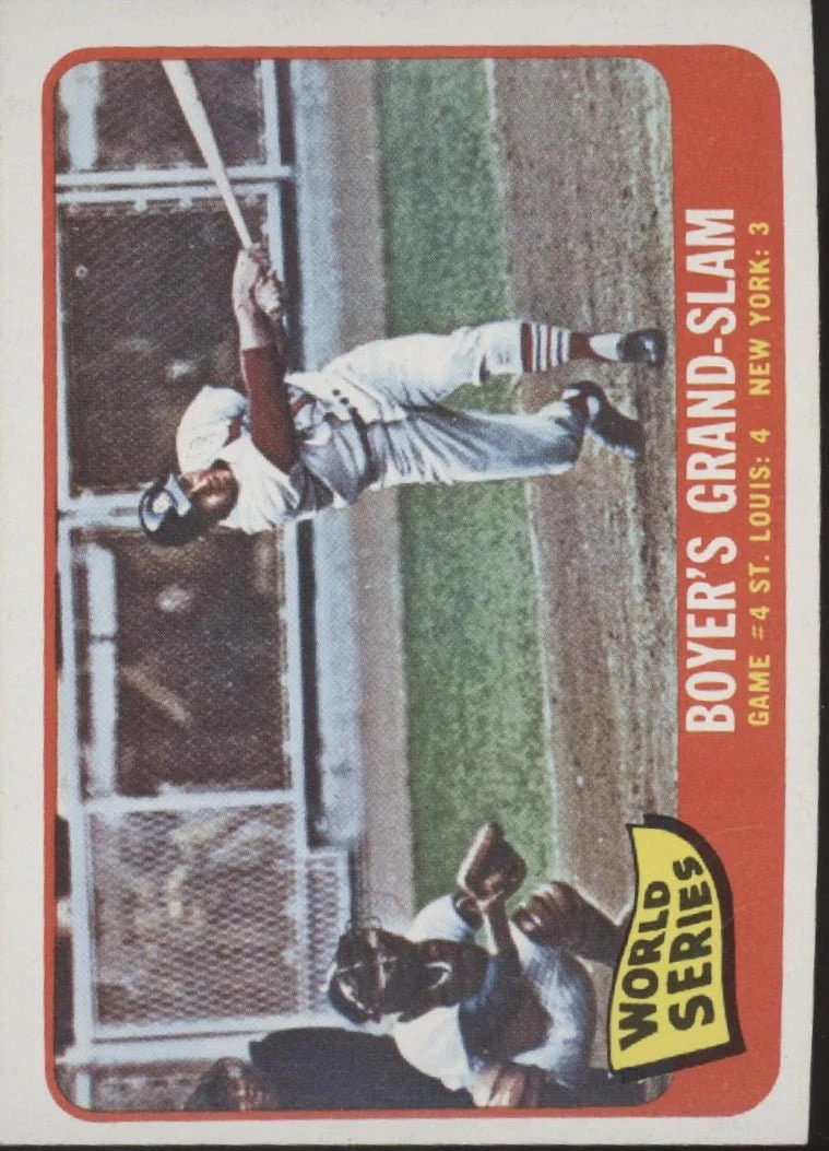 Boyer's Grand Slam 1965 Topps Ken Boyer #135 St. Louis Cardinals EX