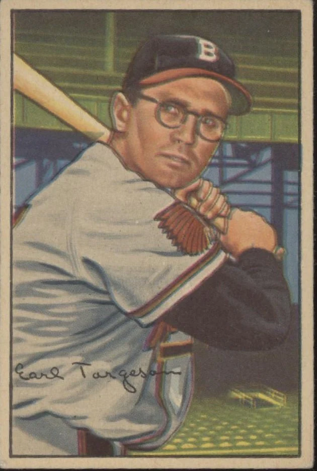 Earl Torgeson 1952 Bowman #72 Boston Braves VG-EX