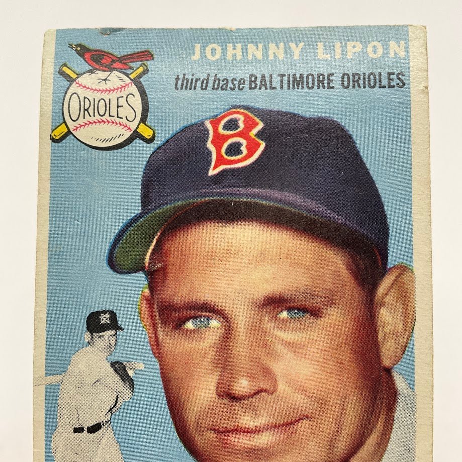 Johnny Lipon 1954 Topps #19 Baltimore Orioles VG-EX #3