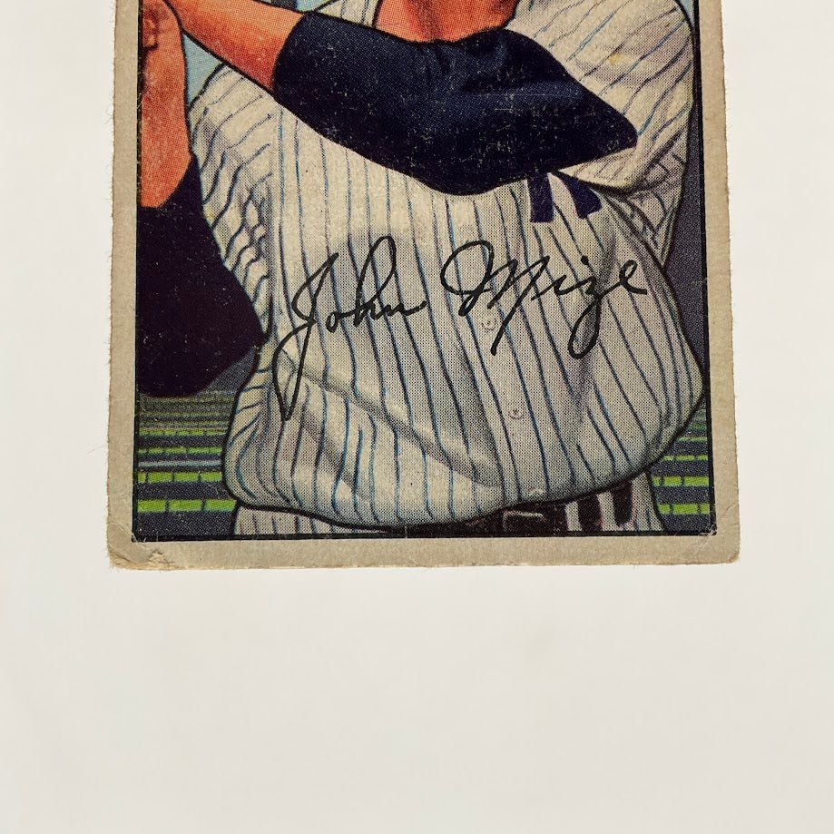 Johnny Mize 1952 Bowman #145 New York Yankees VG