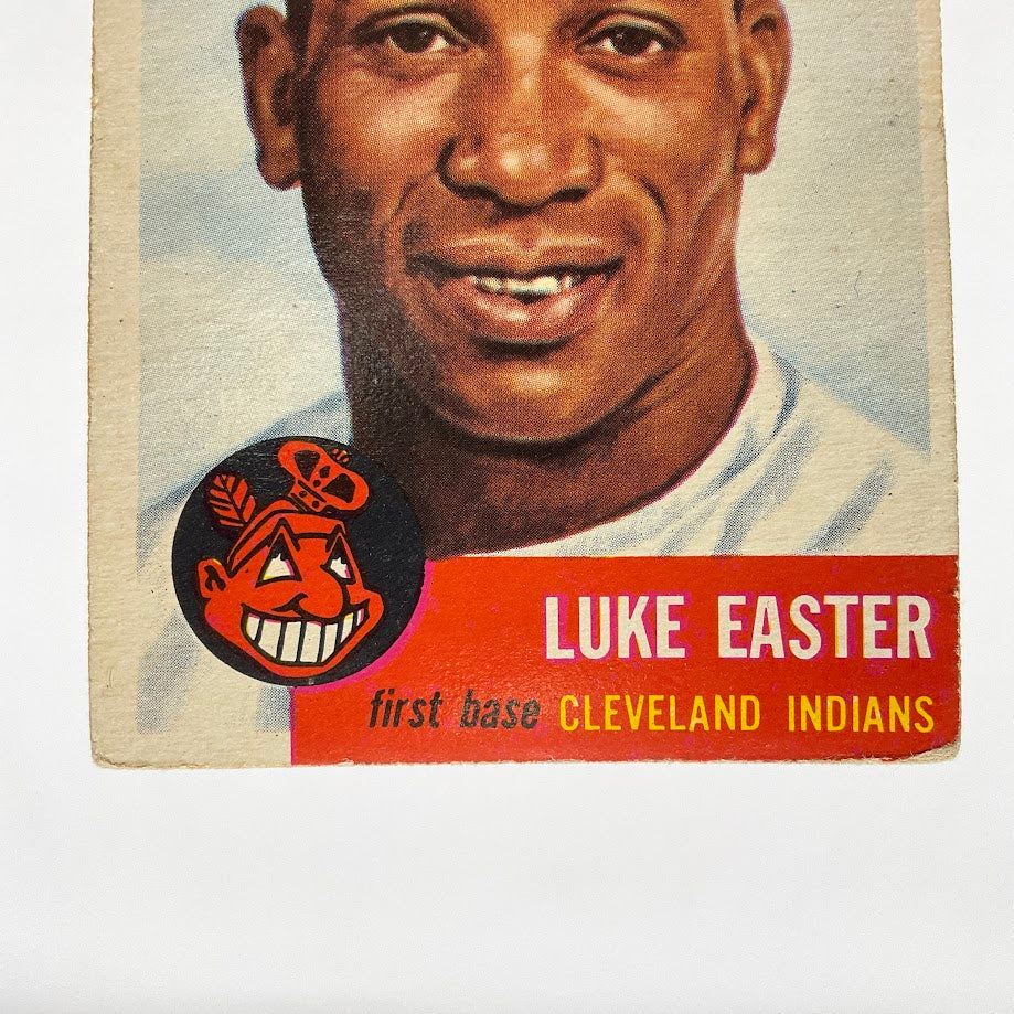 Luke Easter 1953 Topps #2 Cleveland Indians VG
