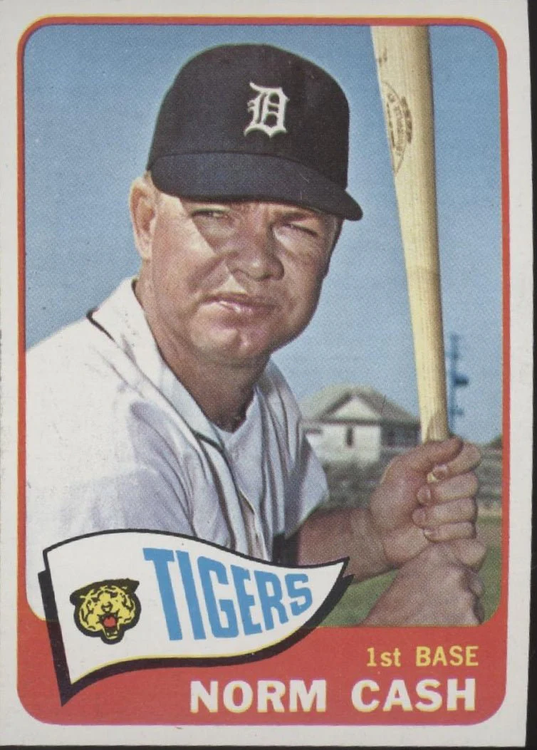 Norm Cash 1965 Topps #153 Detroit Tigers EX