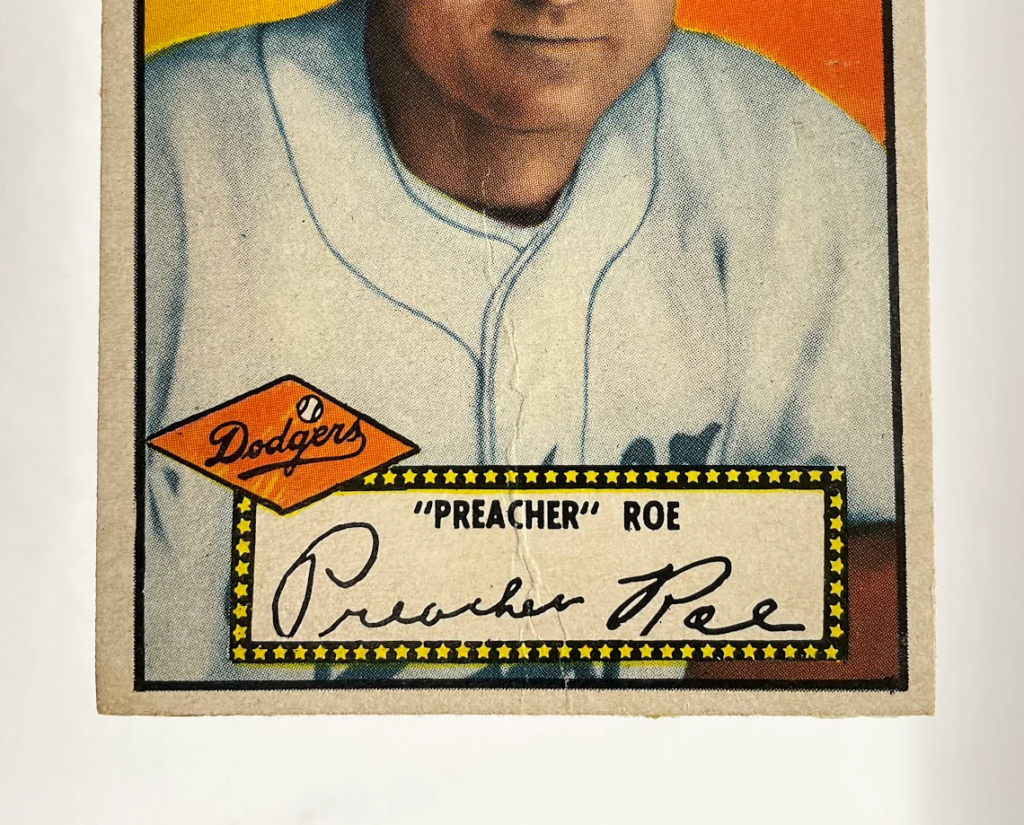 Preacher Roe 1952 Topps #66 Brooklyn Dodgers PR