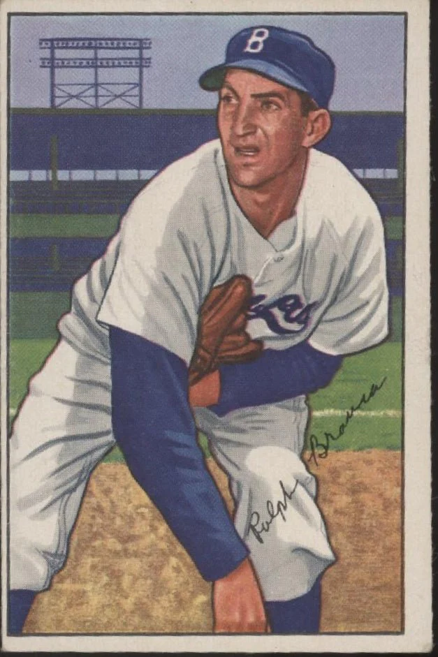 Ralph Branca 1952 Bowman #96 Brooklyn Dodgers VG