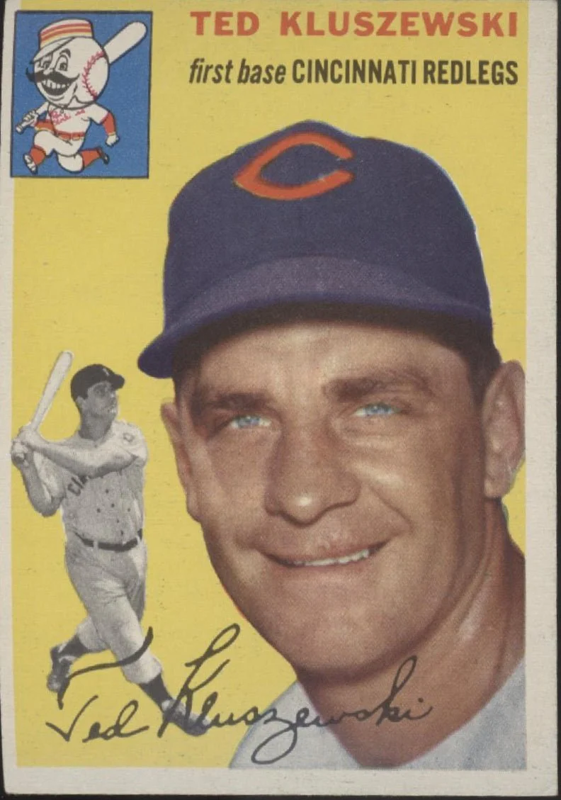 Ted Kluszewski 1954 Topps #7 Cincinnati Redlegs VG-EX