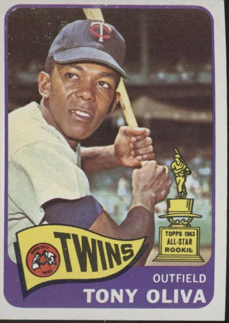 Tony Oliva 1965 Topps #340 Minnesota Twins VG-EX #1