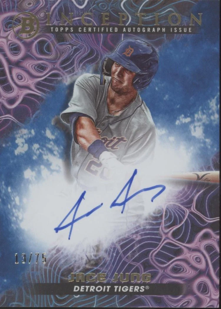 Jace Jung 2023 Bowman Inception Auto 13/75 #PPA-JJ