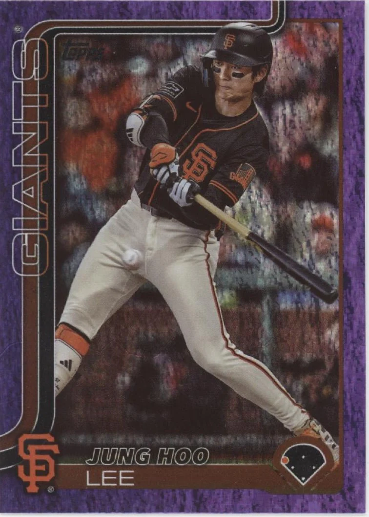 Jung Hoo Lee 2025 Topps Series 1 Purple Foilboard 204/250 #277