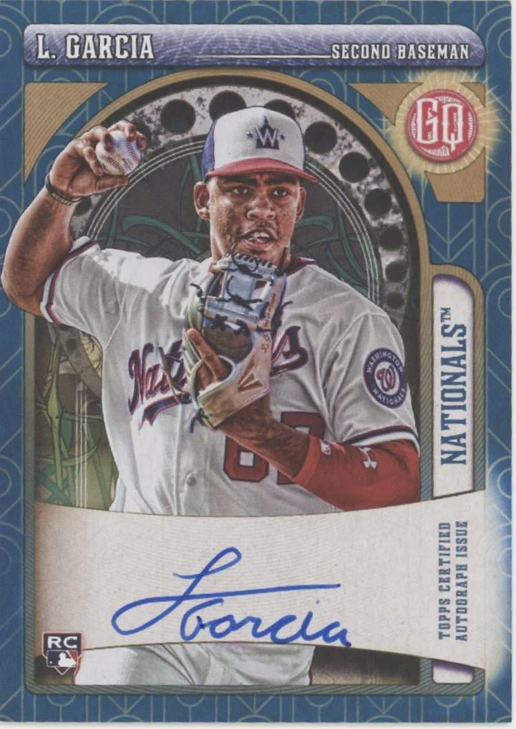 Luis Garcia 2021 Topps Gypsy Queen Blue RC Auto 65/99