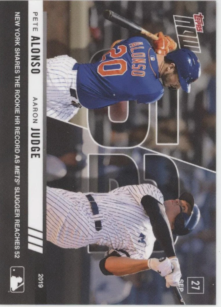 Pete Alonso / Aaron Judge 2019 Topps Now #906