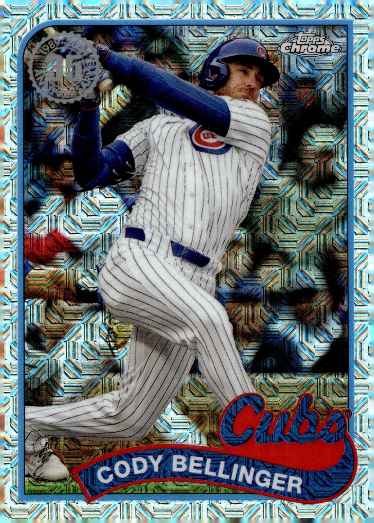 Cody Bellinger 2024 Topps Chrome 35th Anniversary Mojo Refractor #T89CU-24
