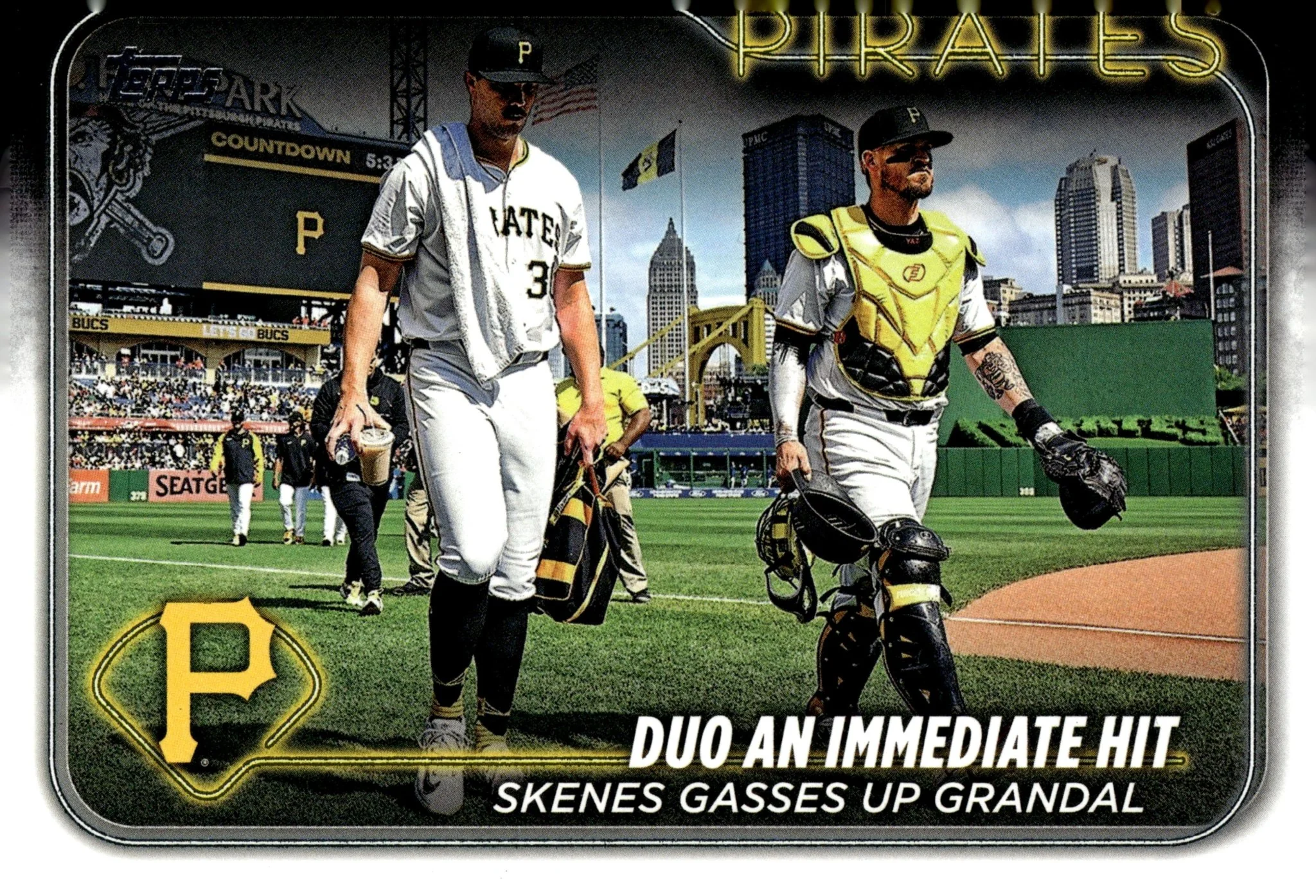 Paul Skenes / Yasmani Grandal 2024 Topps Update Series #US160 #2