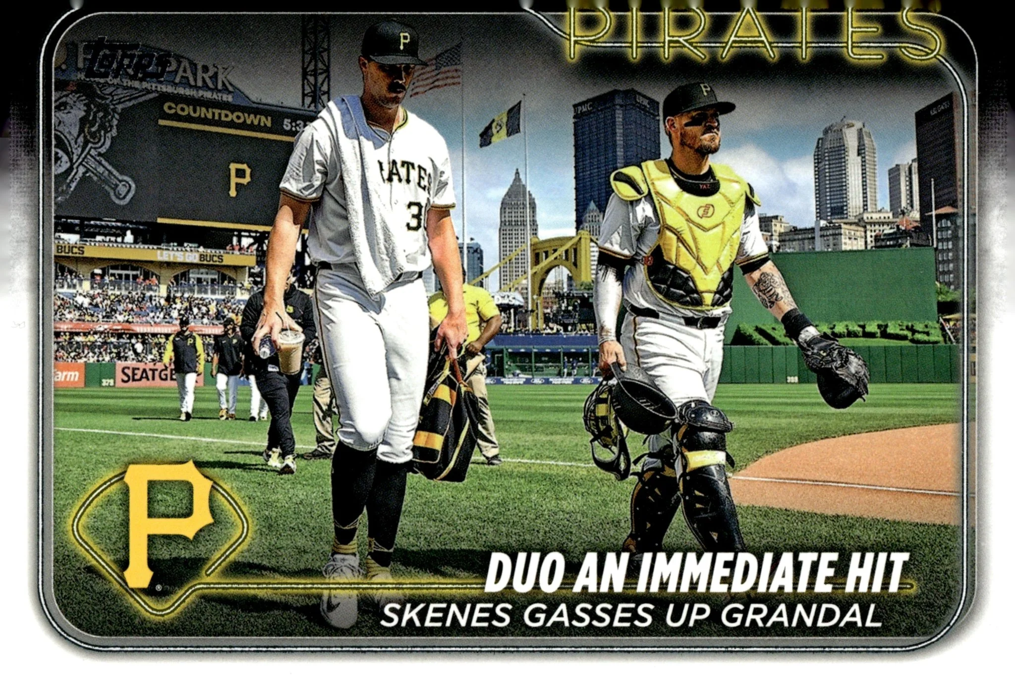 Paul Skenes / Yasmani Grandal 2024 Topps Update Series #US160 #4