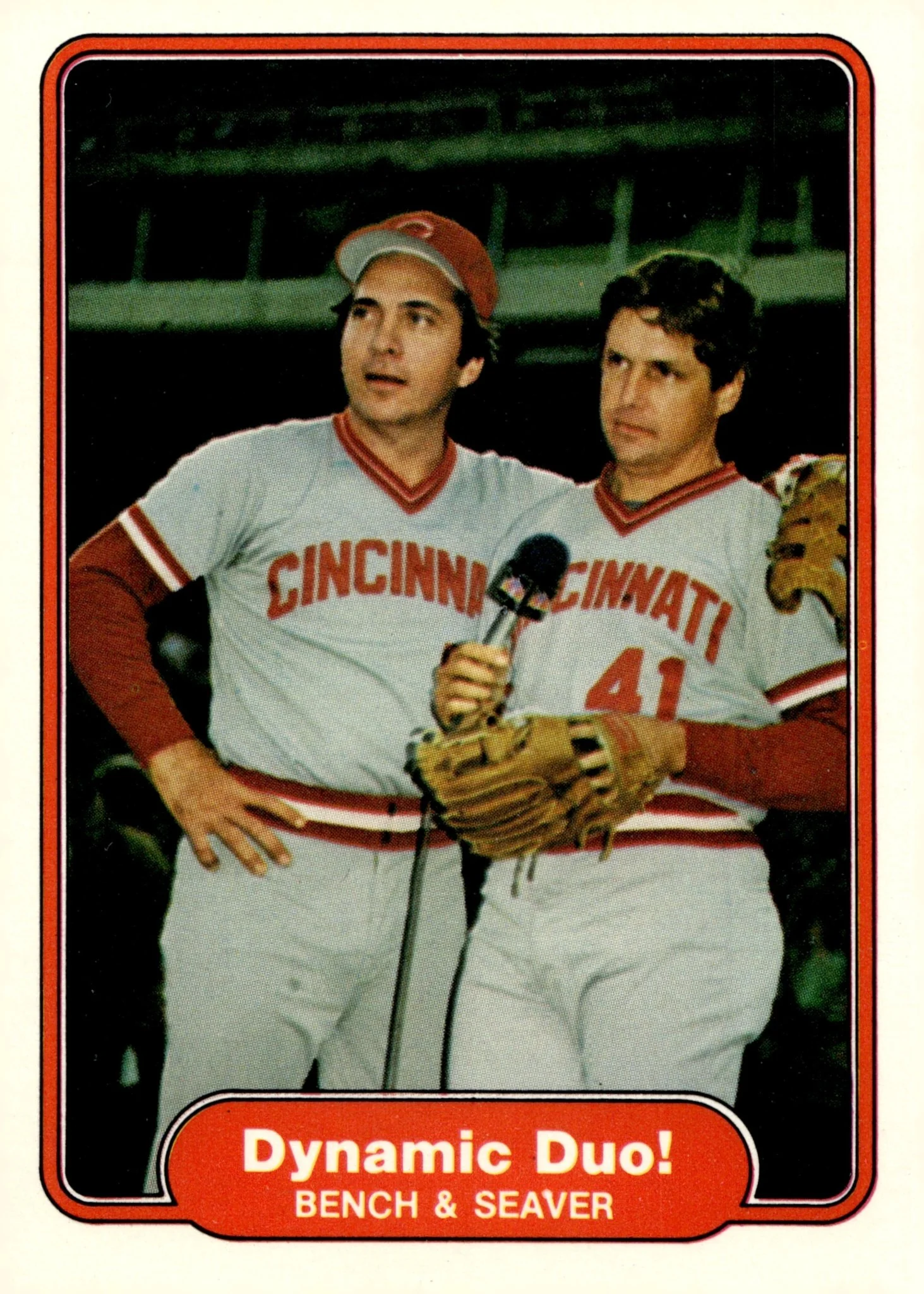 Dynamic Duo! 1982 Fleer Johnny Bench / Tom Seaver #634