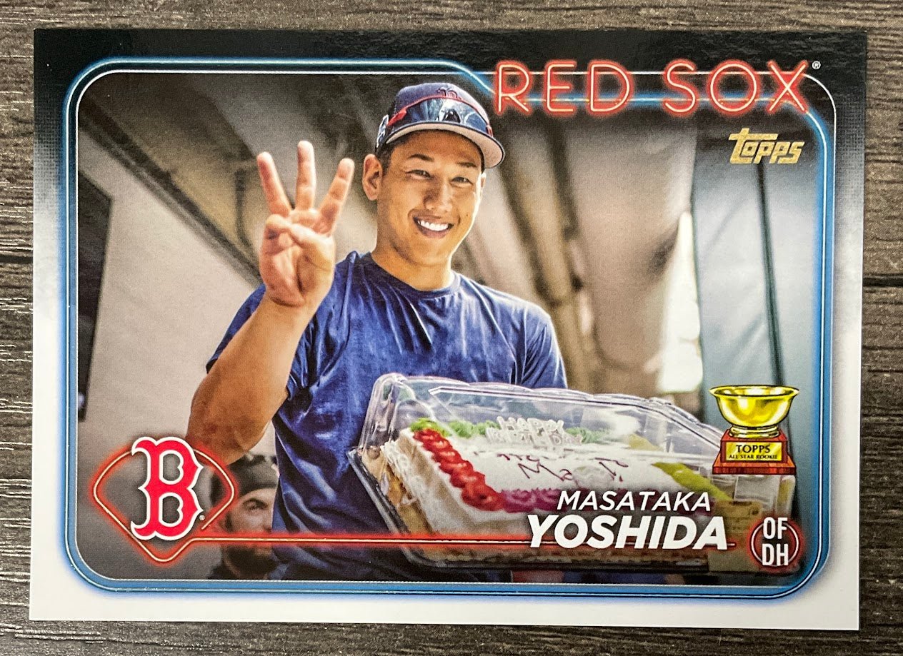 Masataka Yoshida 2024 Topps Series 1 Golden Mirror Image Variation #288