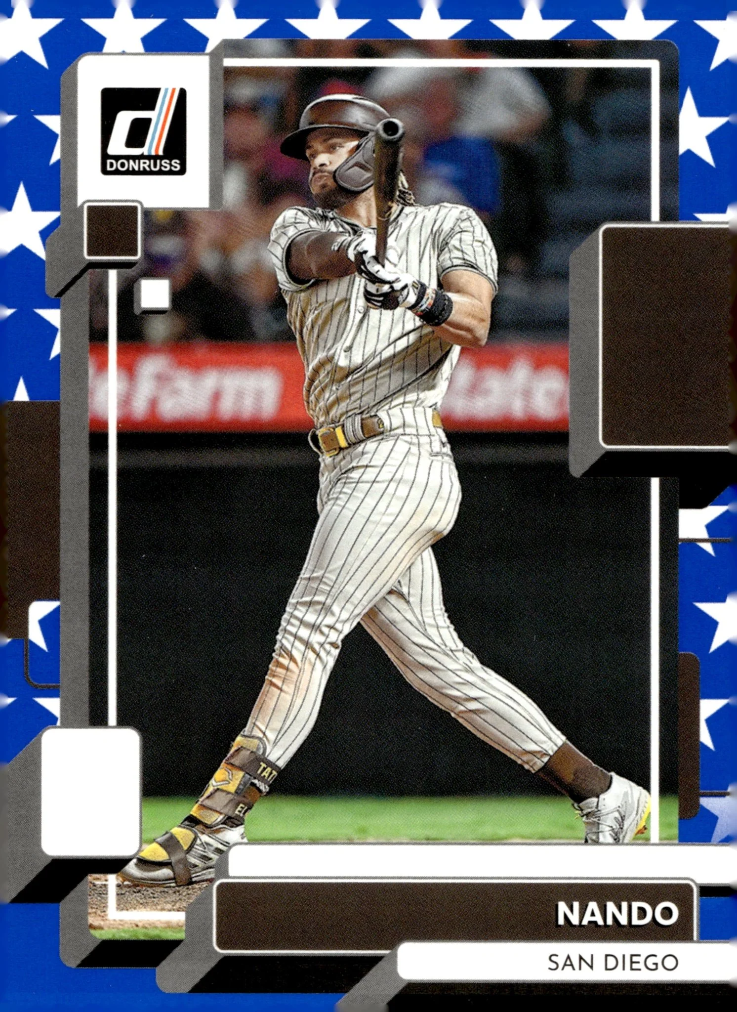 Fernando Tatis Jr. 2022 Panini Donruss Nando Independence Blue Stars #82