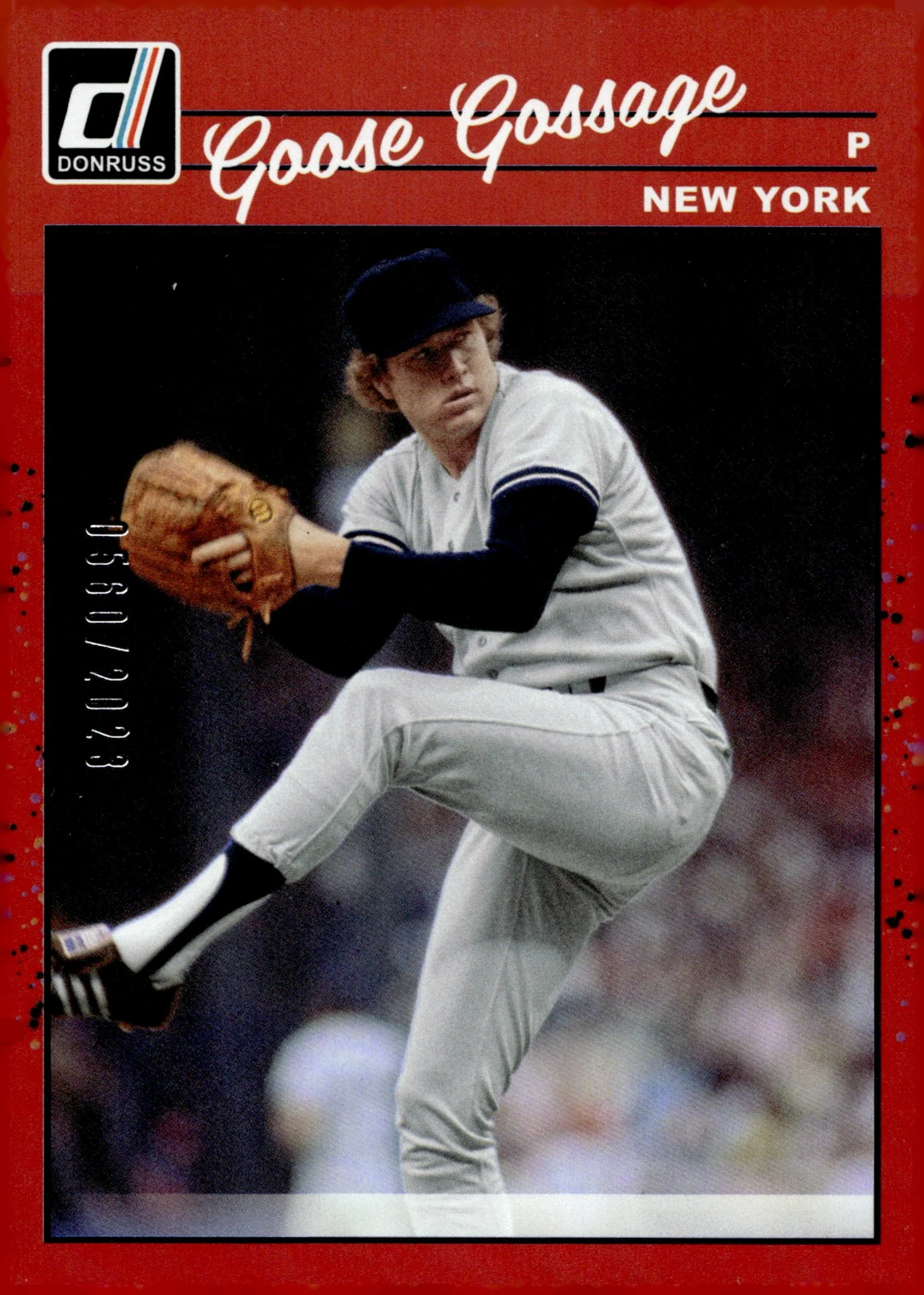Goose Gossage 2023 Panini Donruss Red Holo 0560/2023 #286