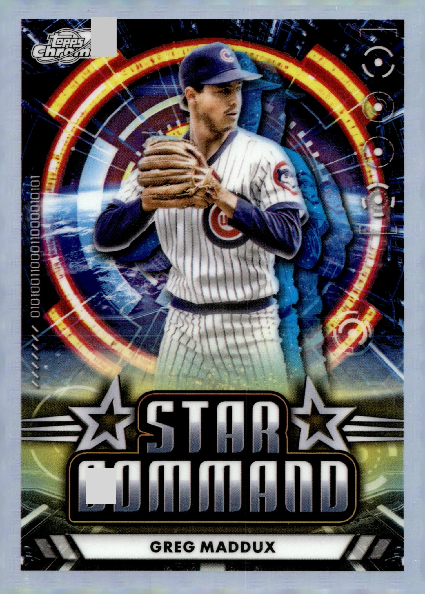 Greg Maddux 2024 Topps Chrome Cosmic Star Command Refractor #SC-17