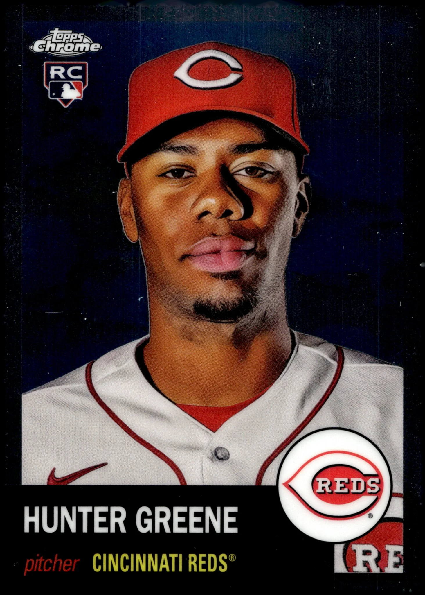 Hunter Greene 2022 Topps Chrome Platinum RC #77 #1