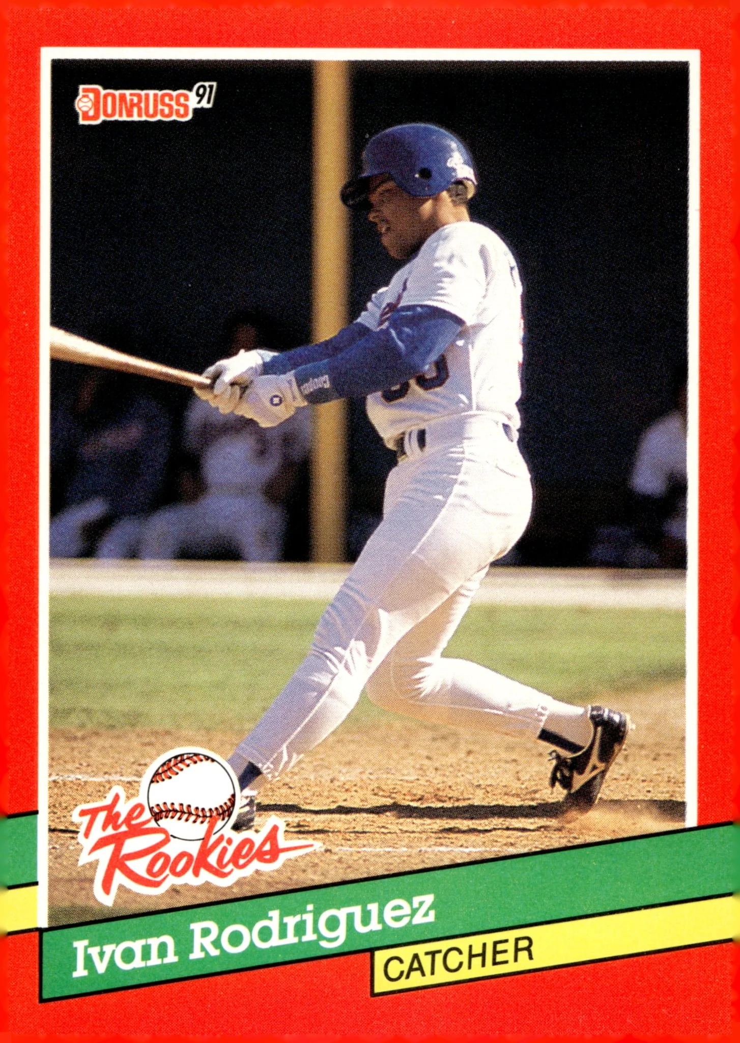 Ivan Rodriguez 1991 Donruss The Rookies RC #33