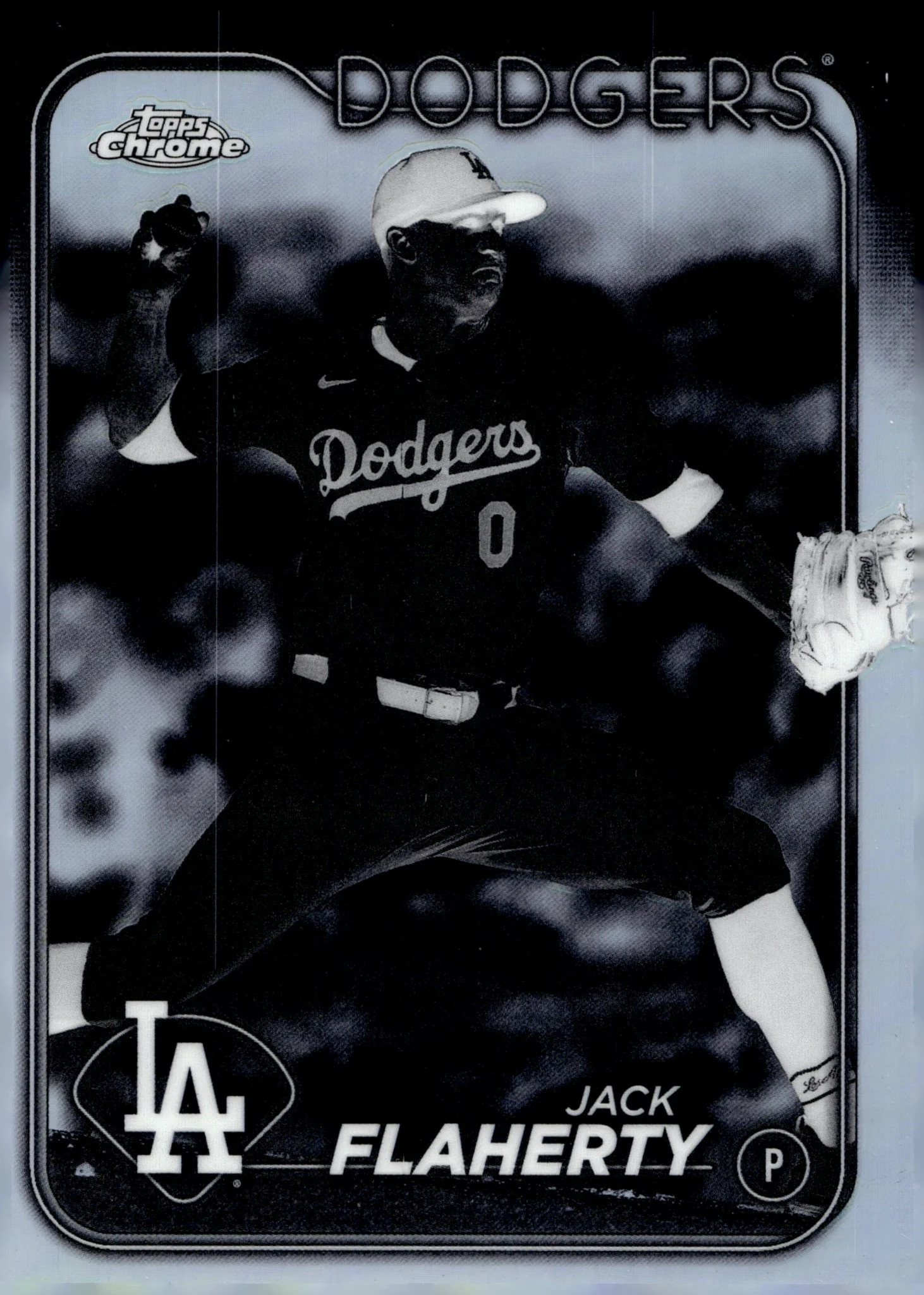 Jack Flaherty 2024 Topps Chrome Negative Refractor #USC114