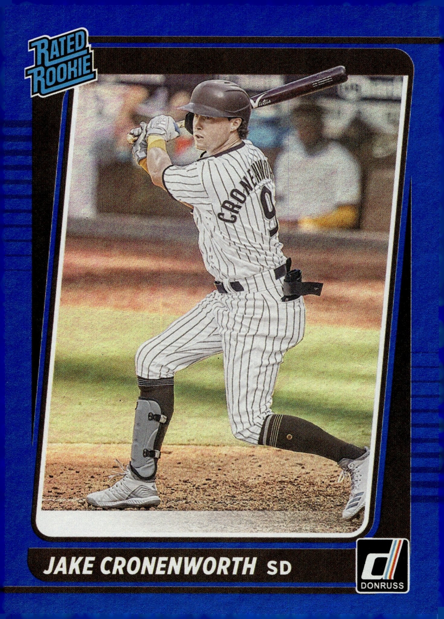 Jake Cronenworth 2021 Panini Donruss Rated Rookie Blue Holo RC #62