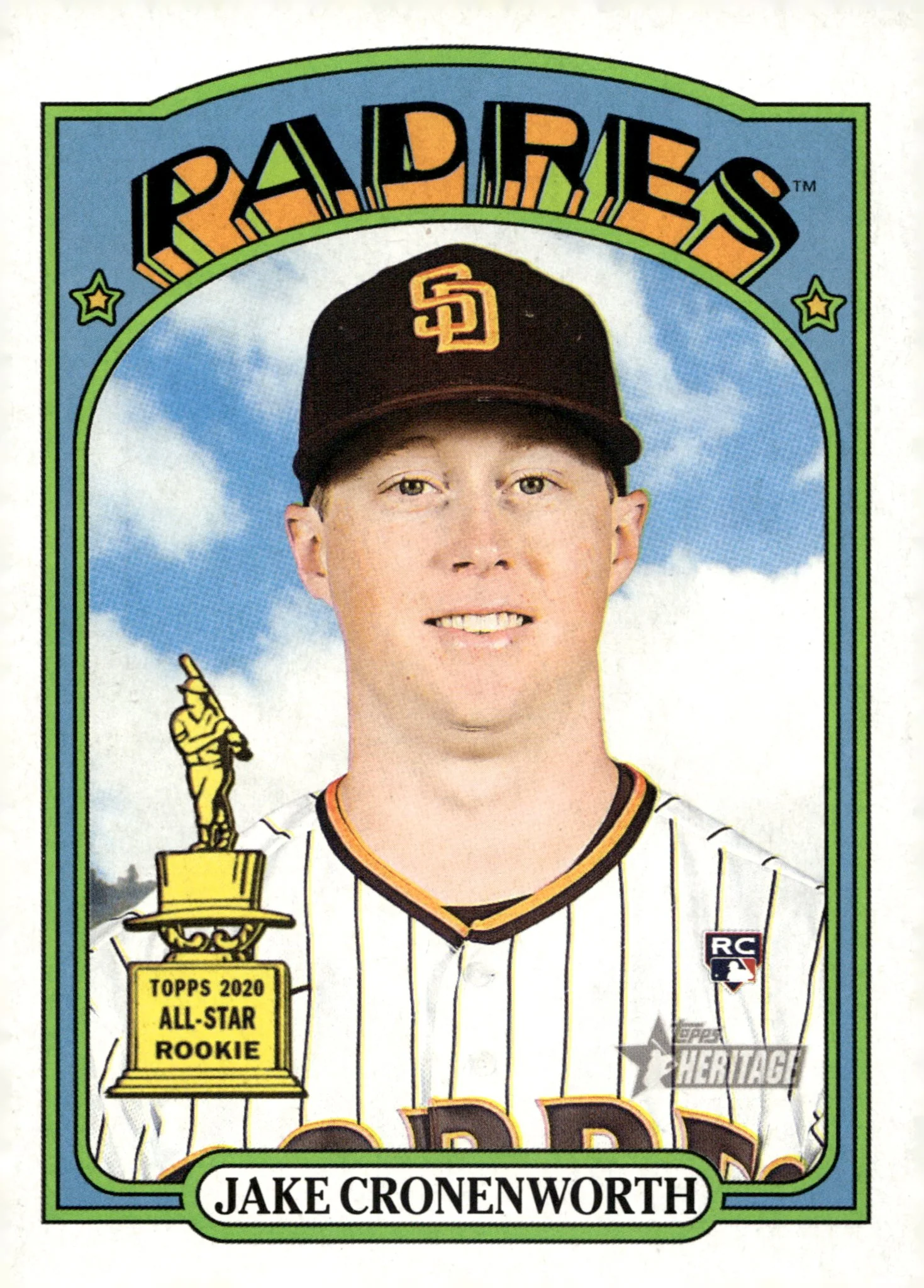 Jake Cronenworth 2021 Topps Heritage RC #641 #2