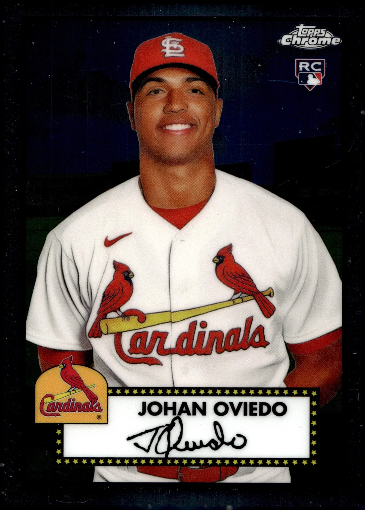 Johan Oviedo 2021 Topps Chrome Platinum RC #89