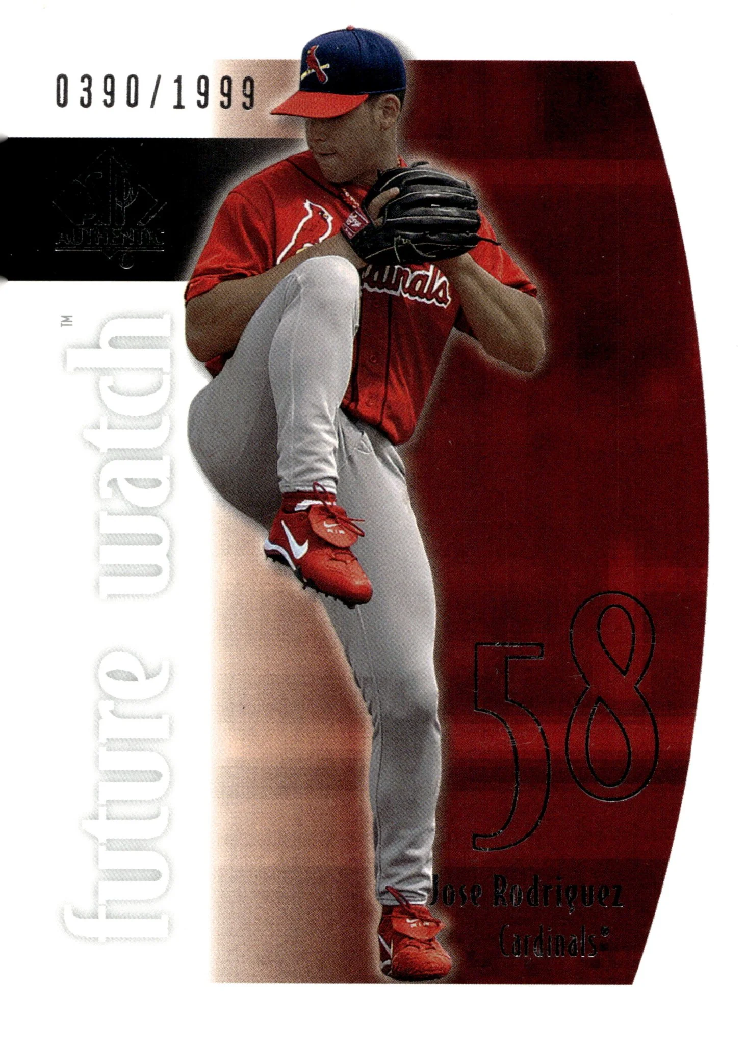 Jose Rodriguez 2002 Upper Deck SP Authentic Future Watch 0390/1999 #225