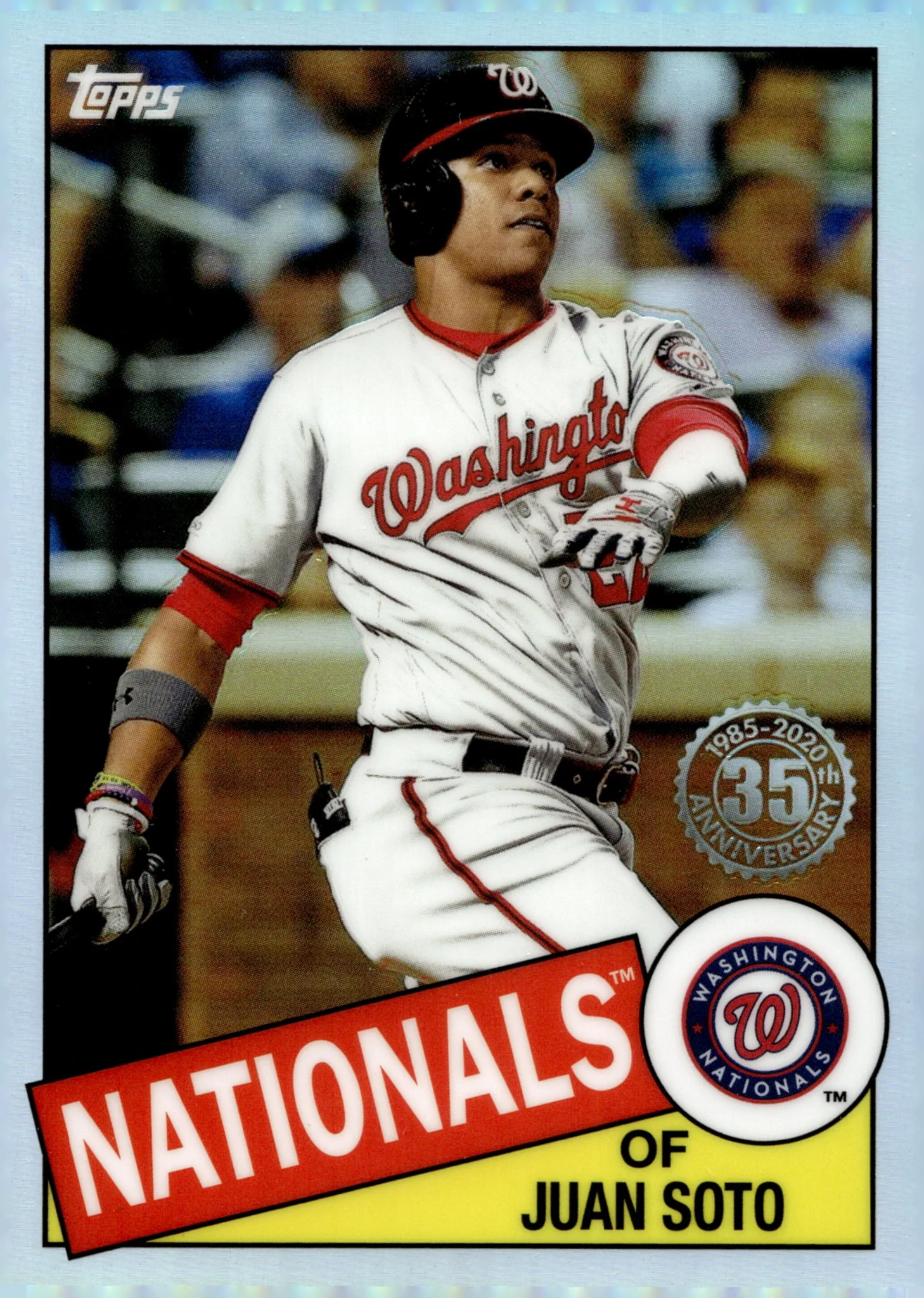 Juan Soto 2020 Topps 35th Anniversary Refractor #85TC-3