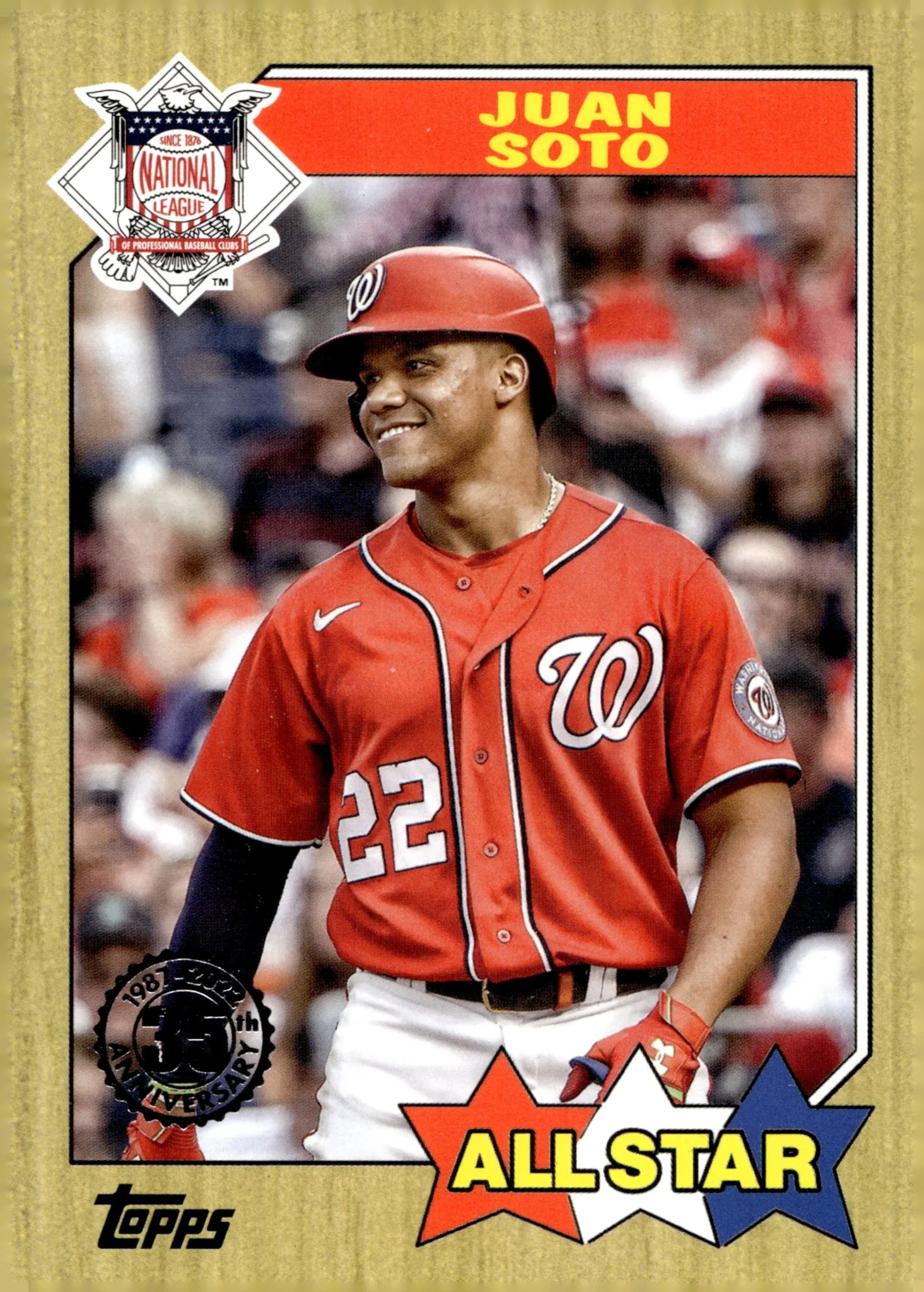 Juan Soto 2022 Topps 35th Anniversary All Star #87AS-13