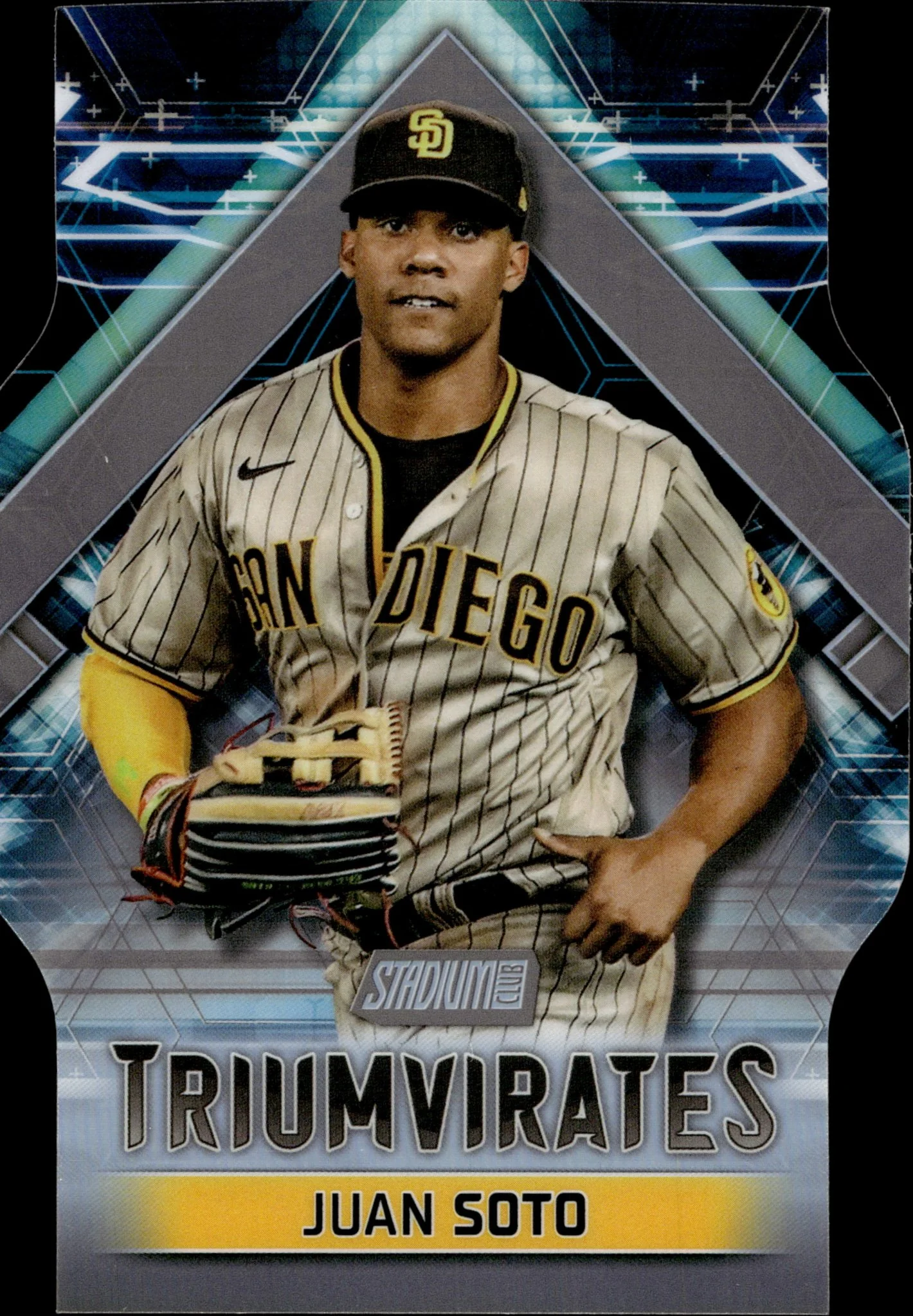 Juan Soto 2023 Topps Stadium Club Triumvirates Die-Cut #T-8
