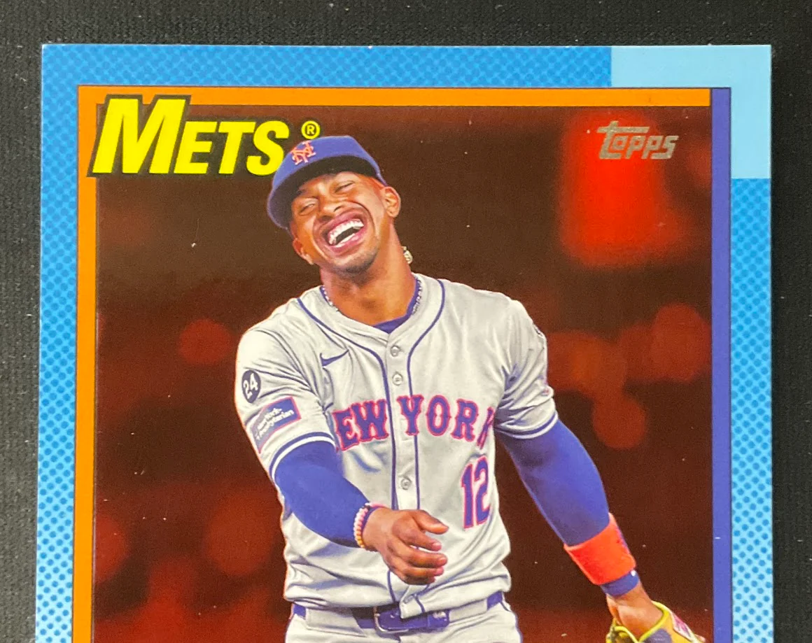 Francisco Lindor 2025 Topps 35th Anniversary '90 Swatch 11/25 #T90R-FL