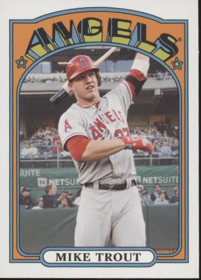 Mike Trout 2013 Topps Heritage Mini #TM-4