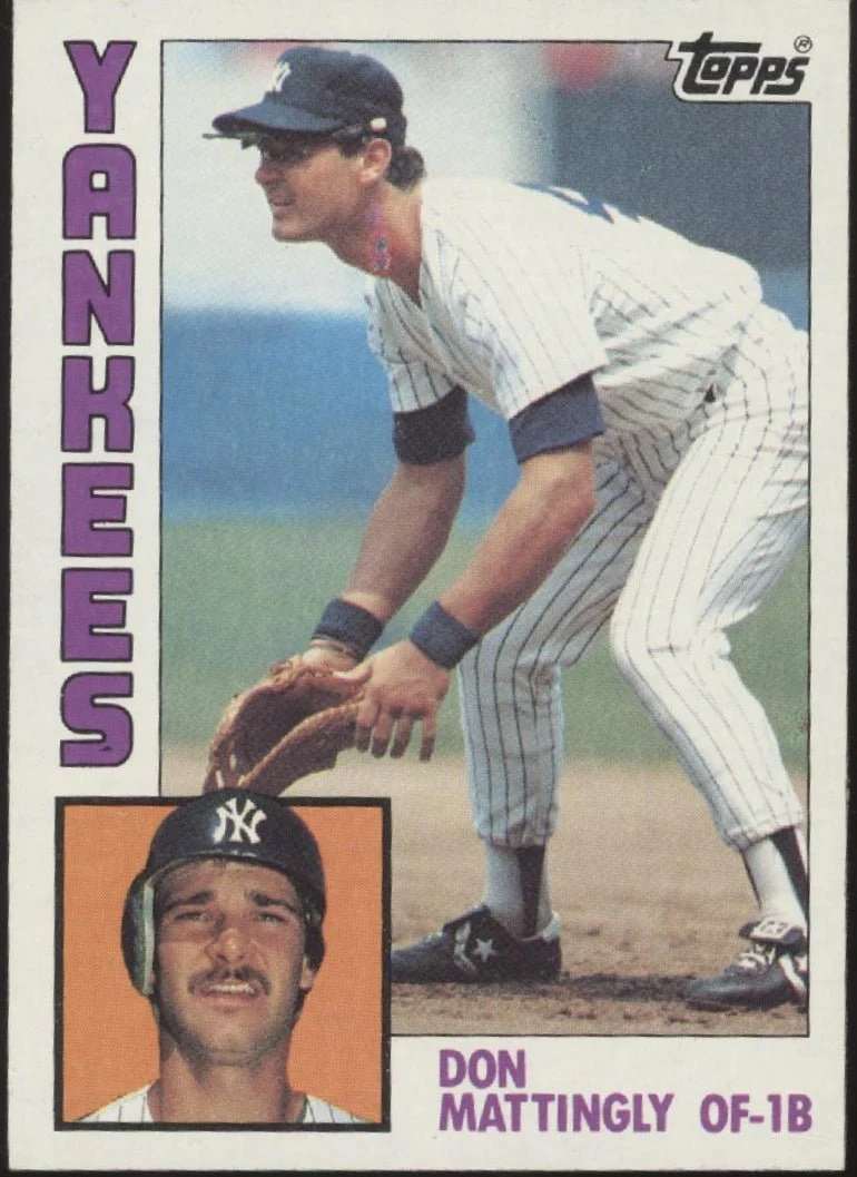Don Mattingly 1984 Topps RC #8 New York Yankees EX