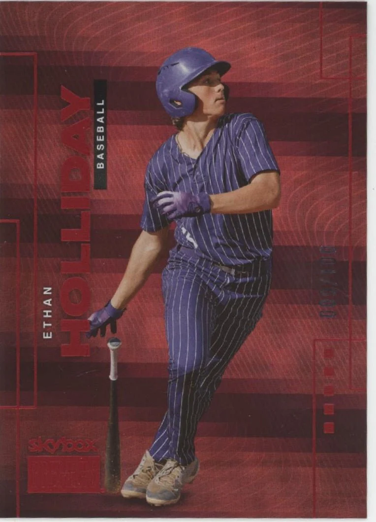Ethan Holliday 2024 Skybox Metal Universe Premium Star Rubies 009/100 #S-26