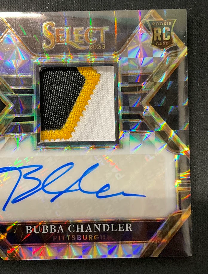Bubba Chandler 2023 Panini Select Prizm Swatch RC Auto 1 of 1