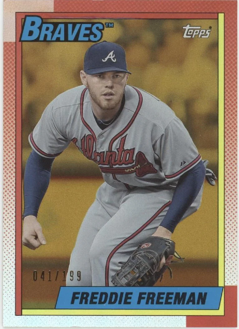 Freddie Freeman 2013 Topps Archives Foil 041/199 #172