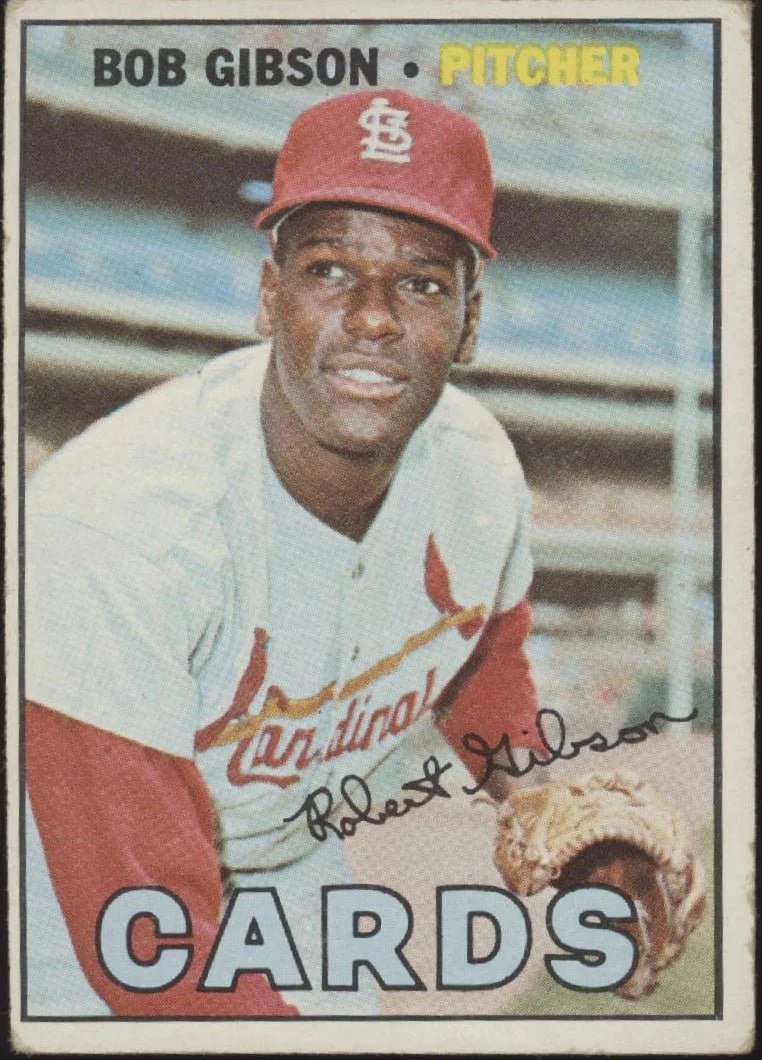Bob Gibson 1967 Topps #210 St. Louis Cardinals VG #2