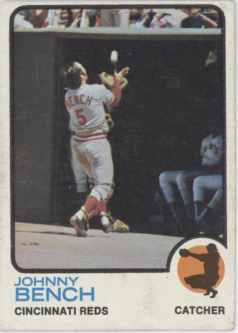 Johnny Bench 1973 Topps #380 Cincinnati Reds VG-EX