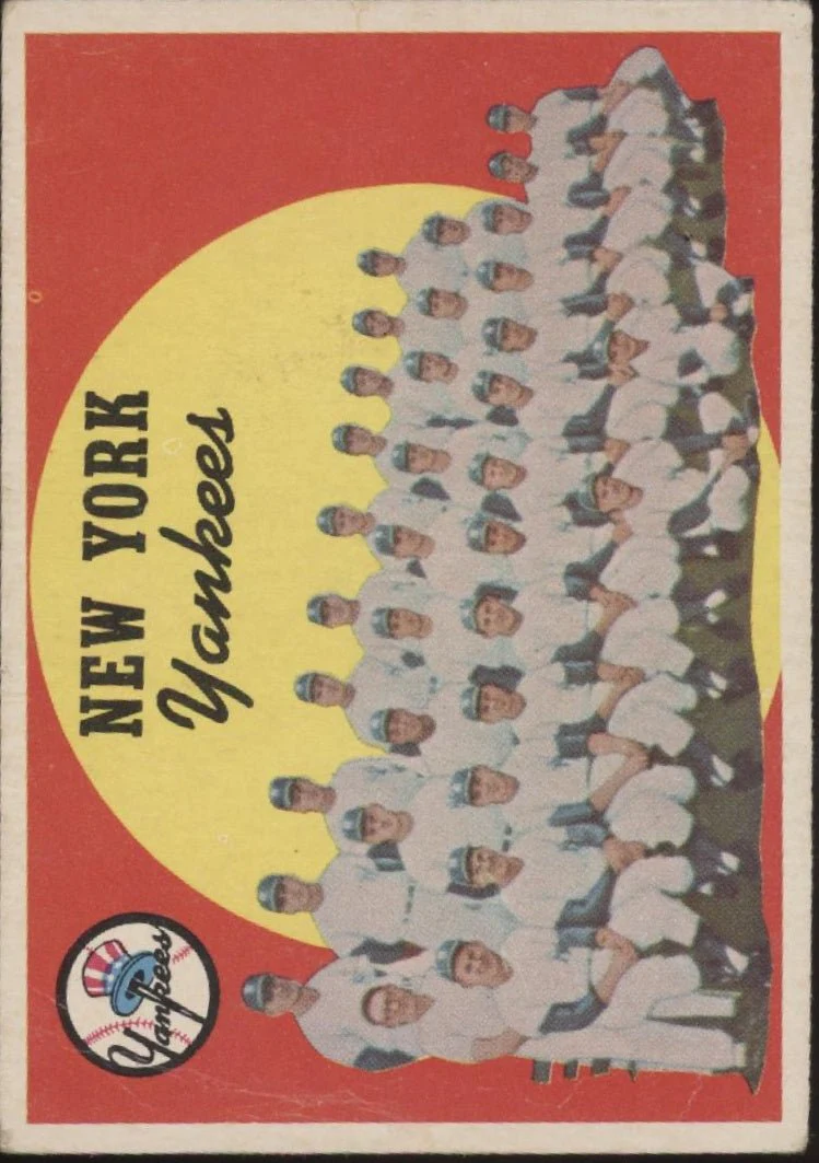 1735-new-york-yankees-1959-topps-checklist-510-gd-1.webp New York Yankees 1959 Topps Checklist #510 GD