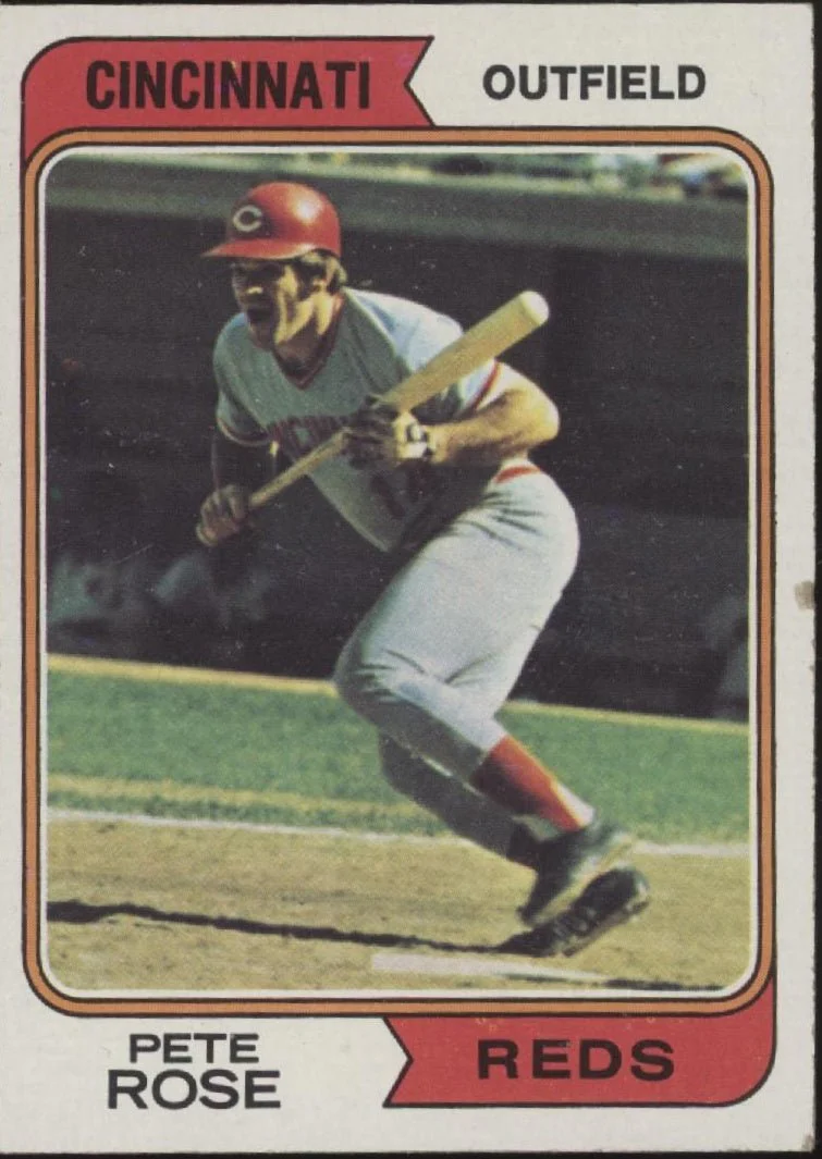 Pete Rose 1974 Topps #300 Cincinnati Reds VG