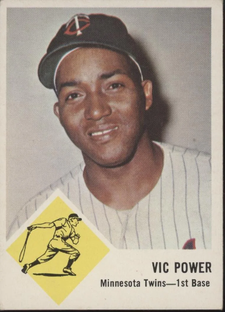 1746-vic-power-1963-fleer-23-minnesota-twins-vg-ex-1.webp Vic Power 1963 Fleer #23 Minnesota Twins VG-EX
