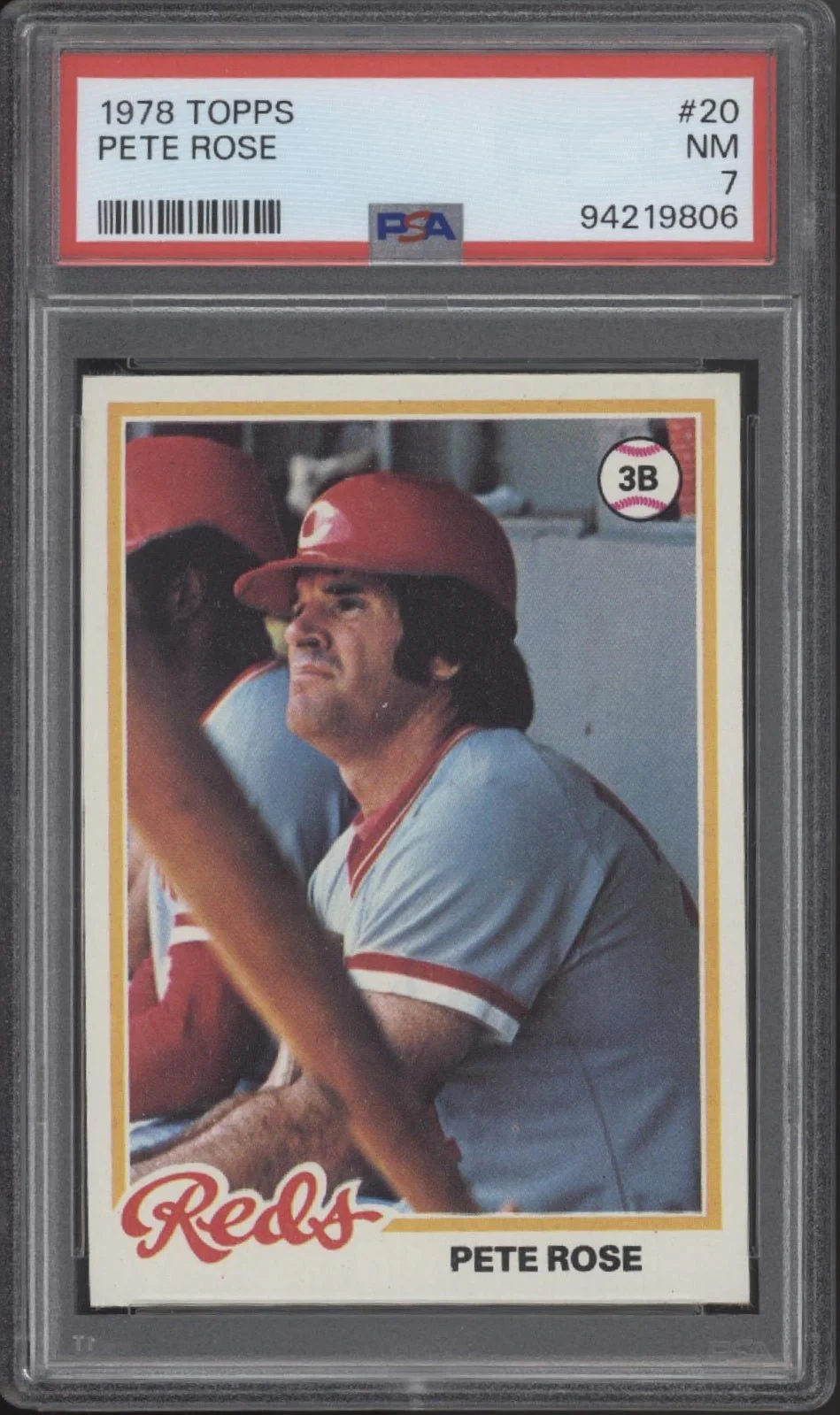 Pete Rose 1978 Topps #20 PSA 7