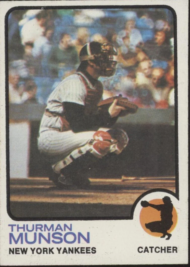 Thurman Munson 1973 Topps #142 New York Yankees EX #2