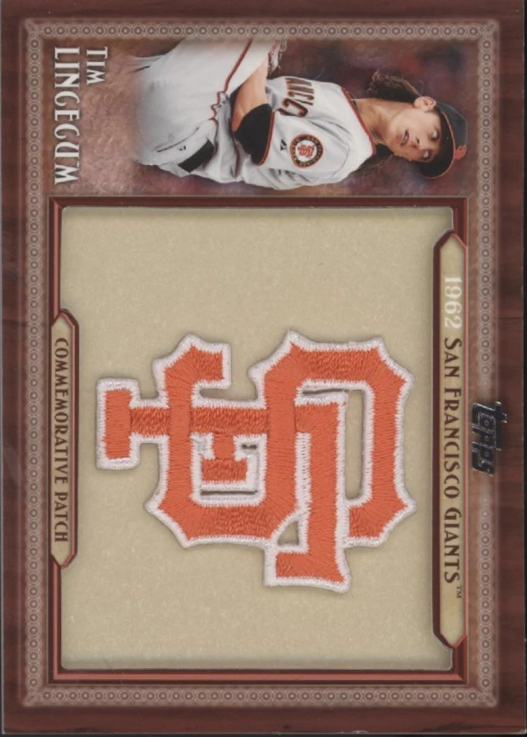 Tim Lingeum 2011 Topps Series 1 Throwback Manufactured Patch #TLMP-TL
